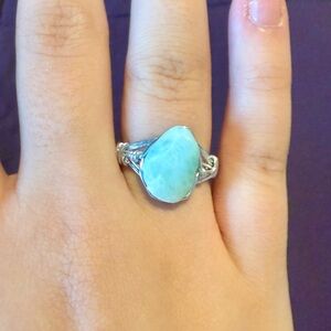 Larimar ring